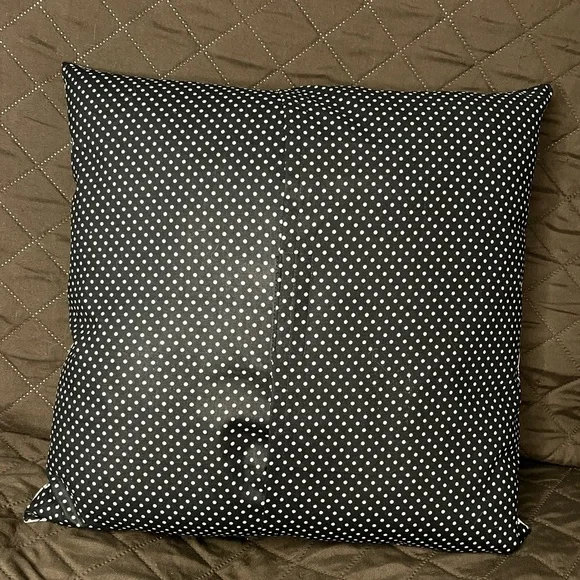 Hand Crafted Accent Pillow Cover 18”x18” Throw Pillow Cover Only Black White - Picture 2 of 10
